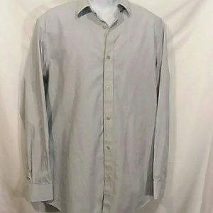 Men's Banana Republic pinstripe blue button-down s